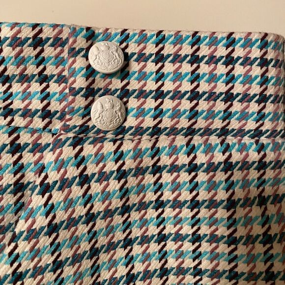 Veronica Beard Arezzo houndstooth lined skirt - Picture 4 of 10